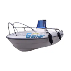 Gather sport16ft barco de fibra de vidro com motor exterior