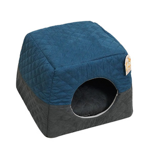 Winter warm cat <b>bed</b>, dog <b>bed</b>, foldable, all-season, semi-enclosed cat <b>bed</b>, cat house, pet supplies wholesale. - Product Image 4