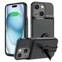 2025 nouveau étui de charge de batterie pour iPhone 15 Pro Max/15 Plus avec support, couverture de chargeur étendue Rechargeable Portable pour iPhone