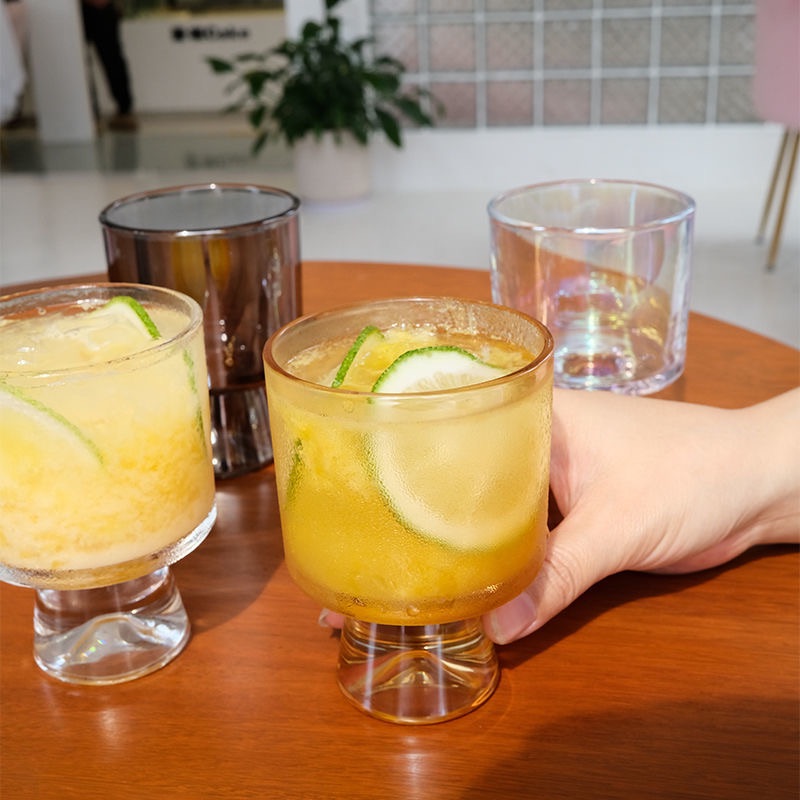 10oz High-quality ice cream cup, high-value glass cup, coffee juice water cup