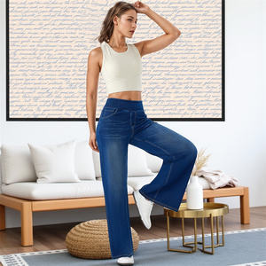 <span class=keywords><strong>Jeans</strong></span> in Denim nero retrò da donna pantaloni larghi Chic Y2K stile stile uomo <span class=keywords><strong>Jeans</strong></span> Casual a metà maglia pantaloni - Product Image 3
