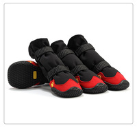 Chaussures chaudes pour chien, semelles antidérapantes, bottes imperméables pour animaux de compagnie, bottes réfléchissantes à double sangle pour chiots, bottes d'extérieur pour chiens de taille moyenne et grande
