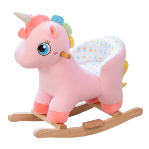 <span class=keywords><strong>2025</strong></span> tùy chỉnh động vật Unicorn Rocking Chair <span class=keywords><strong>Plush</strong></span> mềm cưỡi Đồ chơi bé Rocking Horse - Product Image 1