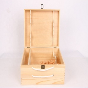 Bán buôn nhỏ 6-chai giữ rượu vang bằng gỗ Thùng hộp cho bia Giao thông vận tải cho rượu vang Bộ sưu tập - Product Image 1