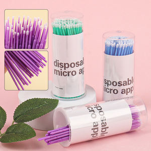 100 pièces par seau-<span class=keywords><strong>Coton</strong></span>-<span class=keywords><strong>tige</strong></span> en forme de chou-fleur, tiges de nettoyage pour faux cils, cotons de nettoyage de <span class=keywords><strong>maquillage</strong></span> - Product Image 3