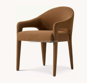 <span class=keywords><strong>Isabella</strong></span> interior roble tela comedor sillón Hotel restaurante banquete comedor muebles tela comedor silla lateral - Product Image 5