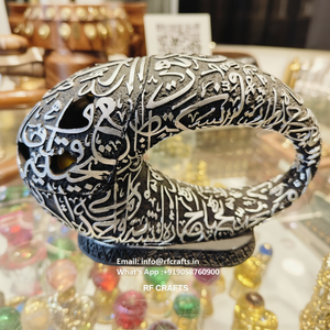 Venta caliente resina de lujo Mabkhara quemador hueco tallado Agarwood para UAE KSA decoración religiosa - Product Image 1