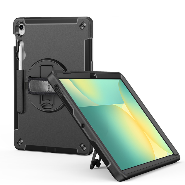 360 Rotation Stand Pen Slot Dropproof Tab Case for Samsung Galaxy Heavy Duty Tablet Case S10 FE+ Plus 12.4 Inch SM-X620 SM-X626B