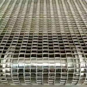 स्टेनलेस स्टील महान दीवार जाल बेल्ट फूड कन्वेयर हॉर्सेश चेन जाल बेल्ट औद्योगिक कन्वेयर माल परिवहन के लिए - Product Image 1