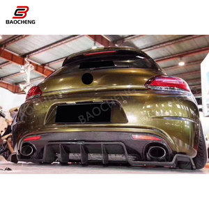 Para <span class=keywords><strong>Volkswagen</strong></span> 08-14 <span class=keywords><strong>Scirocco</strong></span> R MK3 <span class=keywords><strong>precio</strong></span> de fábrica partes del cuerpo de alta calidad estilo Karztec fibra de carbono labio trasero difusor trasero - Product Image 6