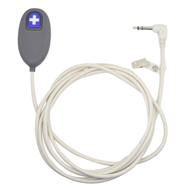Contin OEM 6.35mm PVC Jacketed Antibacterial & Waterproof Silicone MALE-MALE Nurse Call Cable for Monitor Stereo Jack