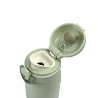 Bouteille isotherme en acier inoxydable pour enfants, avec couvercle à ressort, double mode de consommation, 320 ml, 500 ml, anti-fuite, pour activités de plein air, OEM