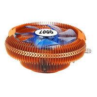 Refroidisseur de processeur multiplateforme, ventilateur de refroidissement de 90 mm, dissipateur thermique plaqué cuivre pour Intel LGA775 LGA1155 AMD toutes séries