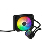 Refroidisseur d'eau PWM 4 broches ARGB de haute qualité pour refroidisseur de liquide de boîtier d'ordinateur à cadre blanc CPU avec caractéristiques ARGB