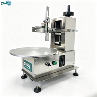 Nouvelle machine à décorer les gâteaux d'anniversaire automatique ZL-MD6, entièrement en acier inoxydable, commande par bouton, pour glaçage et lissage de crème, 4-12 pouces
