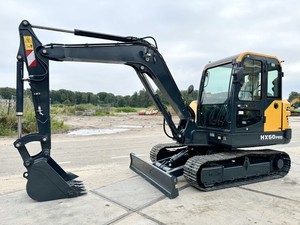 <b>TOP</b> BRAND HX60Pro 5.56 Ton Crawler Excavator with 0.21m Bucket 36.2KW Power High Digging Power for Farm & Construction Use - Product Image 1