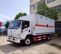 Venta Directa de Fábrica FAW, Equipo de Voladura a Prueba de Explosiones, Camión de Transporte de Mercancías Peligrosas