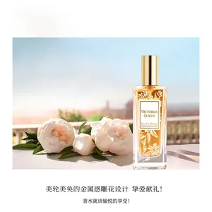 Perfume lujoso de lujo, fragancia elegante francesa, fragancia duradera ligera