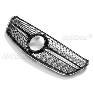 ตะแกรงหน้ารถยนต์ Diamond Grill Mesh W447 พร้อมกล้องสำหรับ Mercedes Benz V Class W447 V250 V260 ปี 2015-2020 สีดำ / โครเมียม - Product Image 3