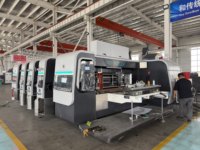 Máquina Automática de Impresión, Corte y Ranurado de Cartón Corrugado de Alta Velocidad
