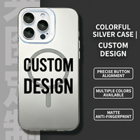 Coque de téléphone personnalisée, motif DIY, prix d'usine en gros, coque de protection mobile colorée électro-plaquée antichoc
