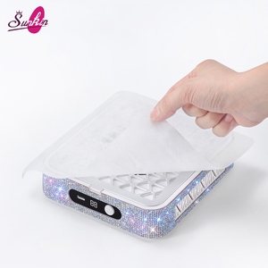 Aspirateur à ongles de bureau pour usage domestique, avec filtre en papier, faible bruit, pour la décoration de strass AB, collecteur de poussière pour salon de manucure - Product Image 2