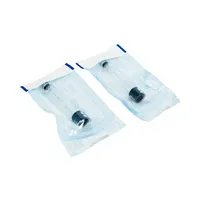 Cartouches en verre stériles transparentes de 3 ml avec couvercle en aluminium et bouchon en caoutchouc, emballage vide résistant à l'eau pour les soins de la peau