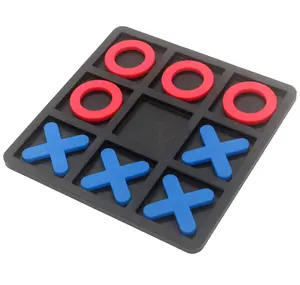 Children's environmental friendly plastic Tic-Tac-toe toy plastic Tic-Tac-toe XO chess board
