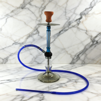 Tuyau d'eau moderne et élégant - Tube métallique & Verre transparent & Acier inoxydable pour les loisirs quotidiens