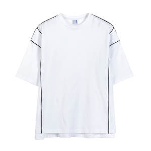 OEM Custom Service <span class=keywords><strong>Hip</strong></span> <span class=keywords><strong>Hop</strong></span> Drop sharp stampa nera T Shirt sport produttore di <span class=keywords><strong>abbigliamento</strong></span> per gli uomini - Product Image 4