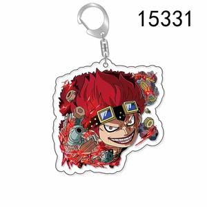9 nouveaux porte-clés en acrylique transparent Monkey D. <span class=keywords><strong>Luffy</strong></span> Straw Hat Pirates Four Emperors <span class=keywords><strong>Shanks</strong></span> Teach Buggy KAIDO - Product Image 5
