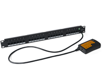 Panneau de brassage RJ45 19 pouces 1U 24 ports FTP Cat6 pour rack avec gaine en PVC et âme en cuivre toronné