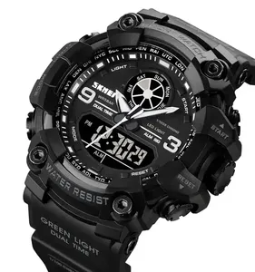 Montres numériques SKMEI 1818 en acier inoxydable avec direction de la Qibla islamique et Al Azan pour les prières musulmanes - Product Image 1