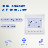 Thermostat de chauffage électrique réglable pour thermostat de chauffage électrique au sol avec bouton de contrôle Thermostat de pièce électrique