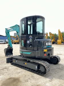 Mini Escavatore Usato <span class=keywords><strong>Kobelco</strong></span> SK55SR-<span class=keywords><strong>6</strong></span> da 5,5 Tonnellate in Vendita Mini Digger con Cabina SK55 SK55SR in Buone Condizioni - Product Image 2