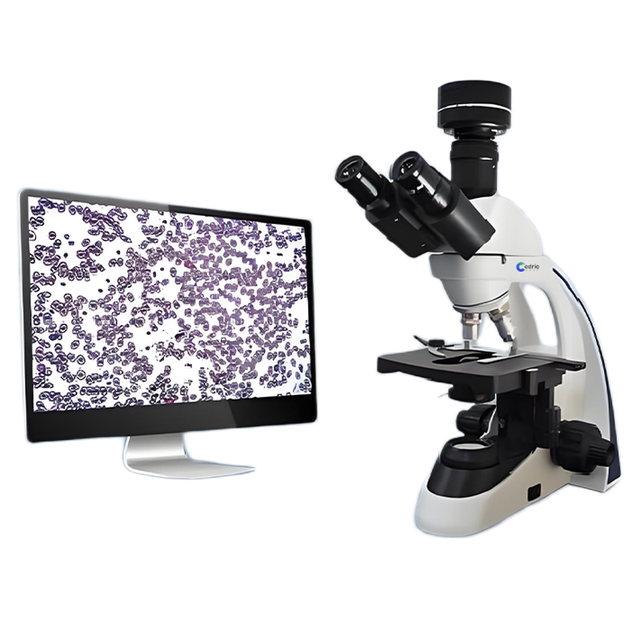 Trinocular Biological Microscope with the Camera Digital Laboratory Electronic Biological Microscope Cedric China