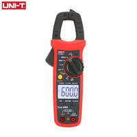 Multimètre numérique UNI-T UT204+ pour tension AC/DC, True RMS, 600A, gamme automatique, 600V, pince de 20mm, test de résistance, température 0-40°C