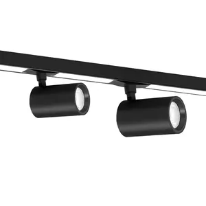 Toptan özel 1w Led ray lambası ayarlanabilir ışın Mini Spot ışık vitrin takı ışık çin 12v Dc siyah alüminyum alışveriş merkezi 90