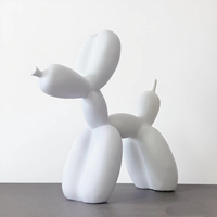 Nouveau matériau vinyle Ballondog 17/25cm pour peinture fluide DIY, décoration intérieure, cadeau, peinture à couler, Bubble Dog