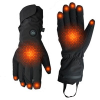 Gants de ski chauffants électriques imperméables personnalisés pour l'hiver, écran tactile, fermeture magnétique, légers, respirants, unisexes