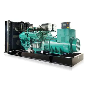 Generator Listrik 800KW 1000KVA, Performa Tinggi dengan ATS dan Mesin Merek Terkenal Dunia CCEC KTA38-G5 Buka atau Senyap Opsional