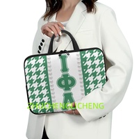Sac d'ordinateur personnalisé Iota Phi Lambda Sorority, sac portable multi-tailles pour le bureau, fournitures de bureau, thème professionnel, vente en gros personnalisée