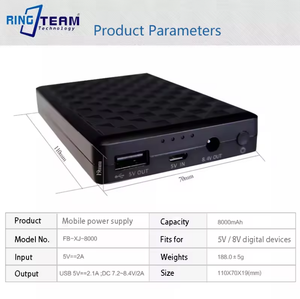 Chargeur de batterie externe pour appareil photo 28WH 5V 2.1A / 8.4V 2A pour Canon <span class=keywords><strong>DR</strong></span>-E6 Nikon EP-5A EP-5B SONY PW20 et téléphone portable - Product Image 2