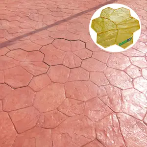 Dubayrox橡胶模具混凝土冲压地垫模具用于装饰混凝土地板