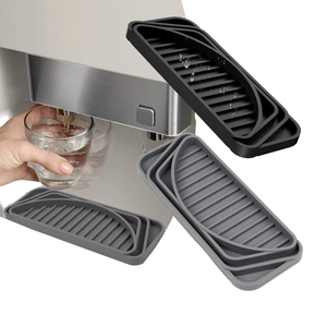 Reusable <b>Silicone</b> Modern Refrigerator Water Drip Tray for Fridge Water Dispenser Absorbent <b>Mat</b> <b>Drain</b> <b>Mat</b> - Product Image 1