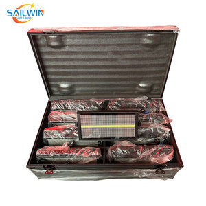 Sailwin LED Strobe Light 8 + 8 đoạn pixel DMX512 RGBW LED Strobe Lights với trường hợp đường bay nguyên tử hiệu ứng nhấp nháy - Product Image 1