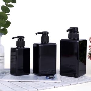 Botella de Espuma Negra y Rosa con Bomba Dosificadora, de Plástico, 250ml 450ml, Cuadrada, para Limpiador Facial, Jabón de Manos, para Mascotas, Venta Caliente - Product Image 1