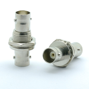 Adaptateur coaxial BNC femelle vers BNC femelle à montage sur panneau à vis avec <span class=keywords><strong>double</strong></span> <span class=keywords><strong>prise</strong></span> BNC - Product Image 4
