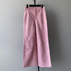 <span class=keywords><strong>Pantaloni</strong></span> lunghi di lusso in <span class=keywords><strong>vera</strong></span> <span class=keywords><strong>pelle</strong></span> di pecora a vita alta con cerniera larga all'ingrosso con Logo personalizzato da <span class=keywords><strong>donna</strong></span> <span class=keywords><strong>pantaloni</strong></span> morbidi in <span class=keywords><strong>vera</strong></span> <span class=keywords><strong>pelle</strong></span> - Product Image 1