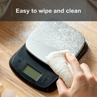 Balanza De Cocina Balance électronique en acier inoxydable, balances intelligentes de 5kg/1g, balance de cuisine numérique pour aliments, Camry